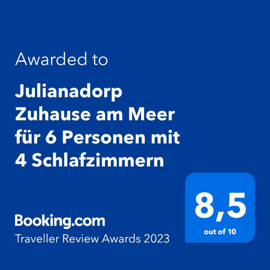 Julianadorp Zuhause Am Meer Fuer 6 Personen Mit 4 Schlafzimmern Exterior photo